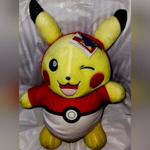 Build-A-Bear 25th Celebration Pokemon Pikachu Plush with Sound & Shirt